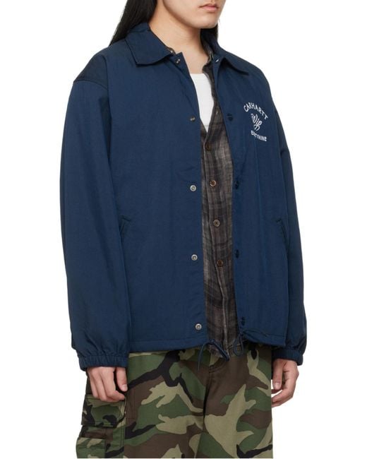 Carhartt Blue Eightynine Coach Jacket for men