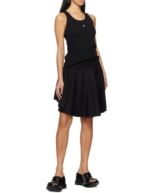Givenchy Black Rib-Knit Tank Top