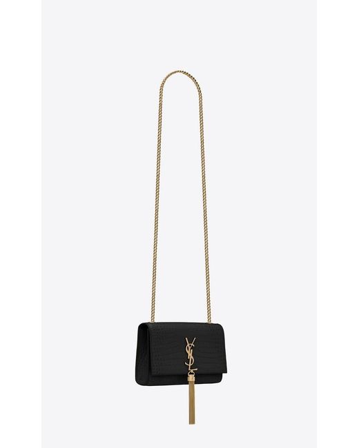 Saint Laurent White Kate Small Chain Bag