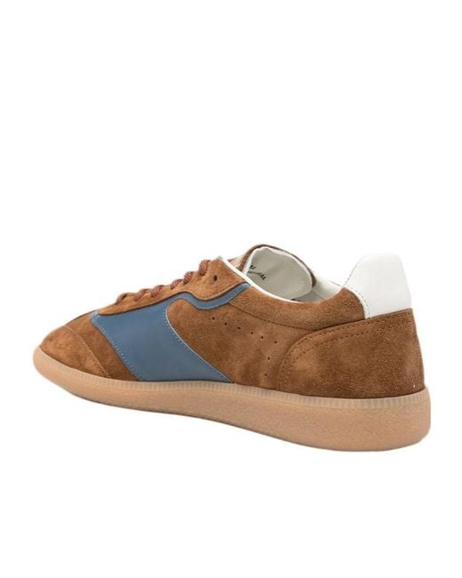 DSquared² Brown Rebels Logo-Plaque Sneakers for men