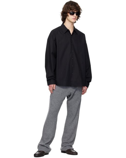 Entire studios Black Miller Shirt for men