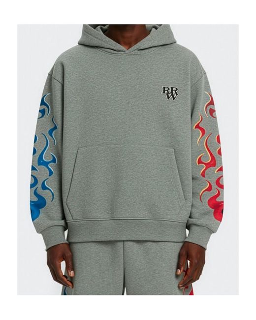 Barrow Gray Felpa Hoodie for men