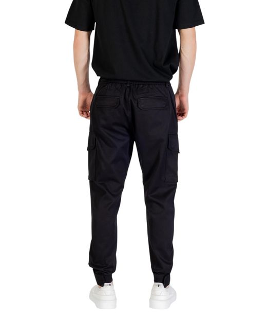 Antony Morato Black Regular Fit 'Elton' Cargo Style Trousers for men