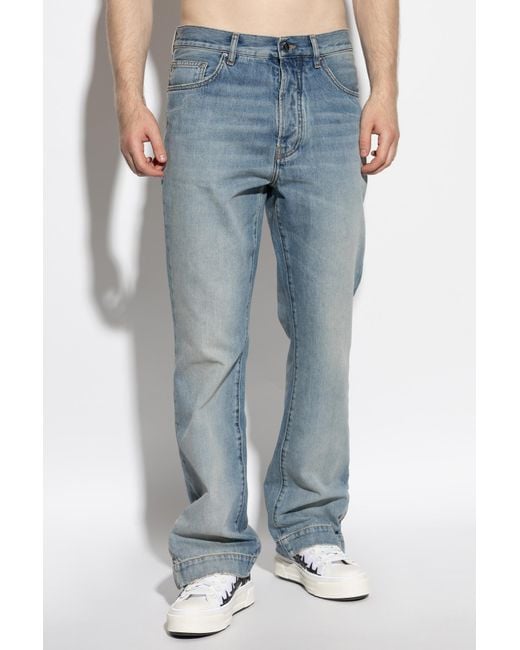Amiri Blue Straight Flared Jeans for men