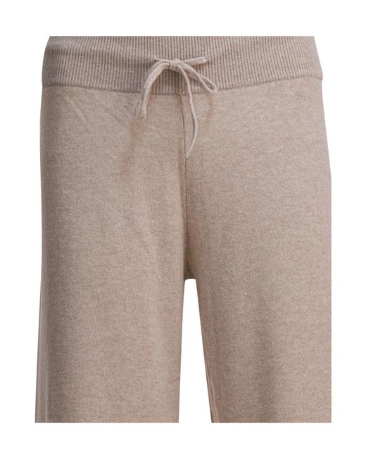 Lisa Yang Gray Knitted Cashmere Trousers