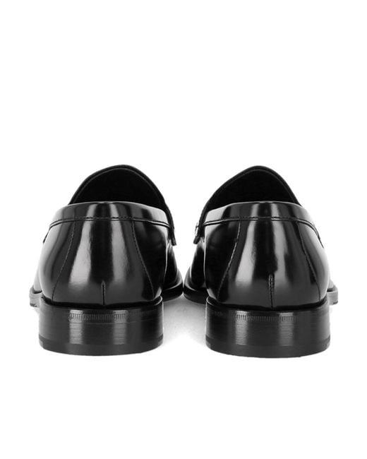 Prada Black Bright Logo Loafers for men