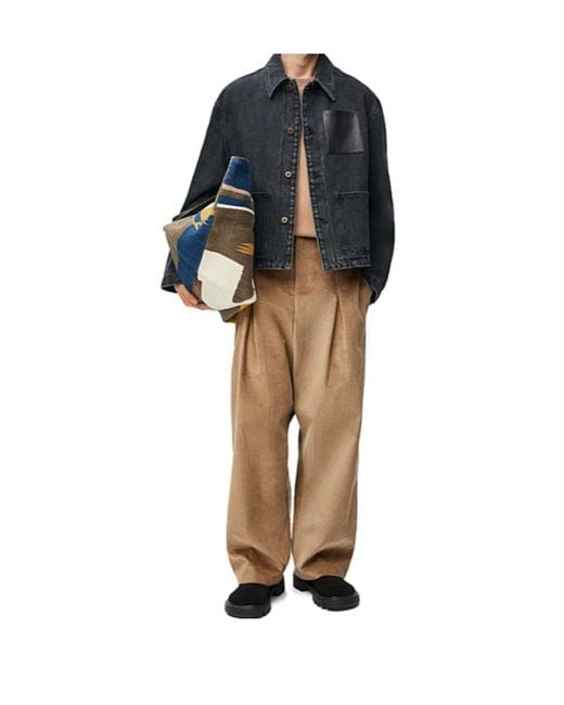 Loewe Blue Denim Workwear Jacket for men