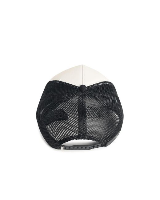 Amiri Black Logo Detailed Baseball Cap for men