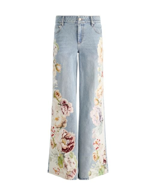 Alice + Olivia Blue Amazing Jean
