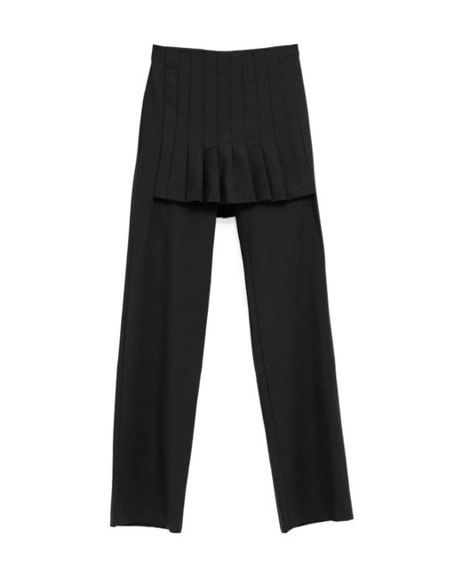 Paloma Wool Black Pleated Skirt