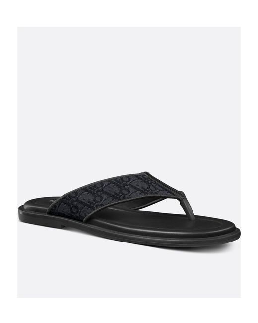 Dior Multicolor Homme Logo Jacquard Slip-On Sandals for men