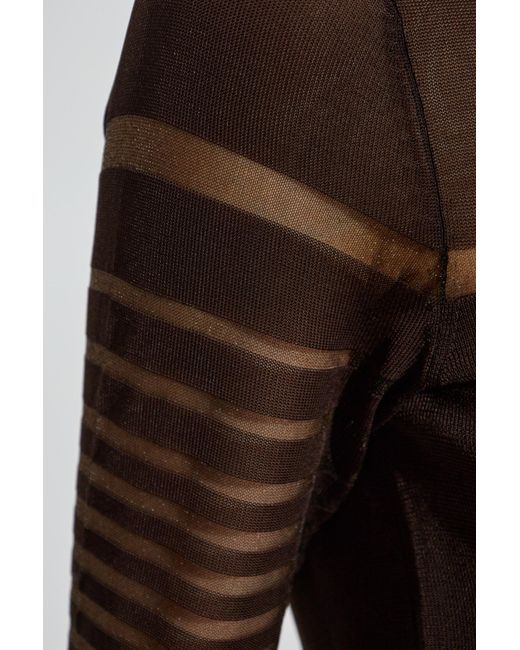 Helmut Lang Brown Long Sleeve Tops