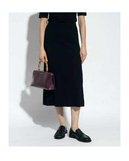 Jil Sander Black Mid Length Skirt