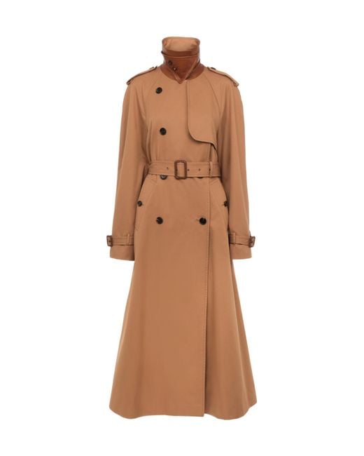 Chloé Brown Long Trench Coat