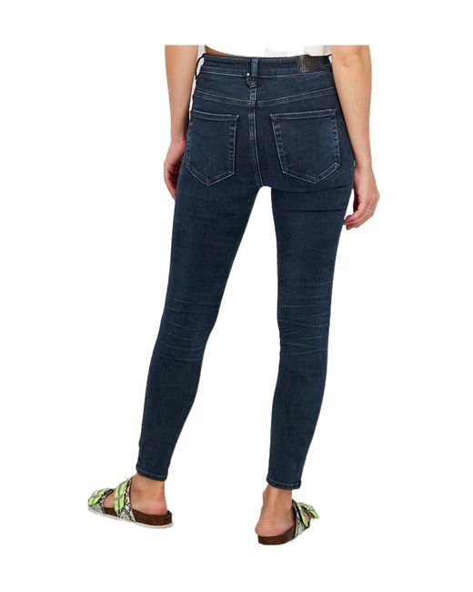 DIESEL Blue Slandy High-Waist Jeans