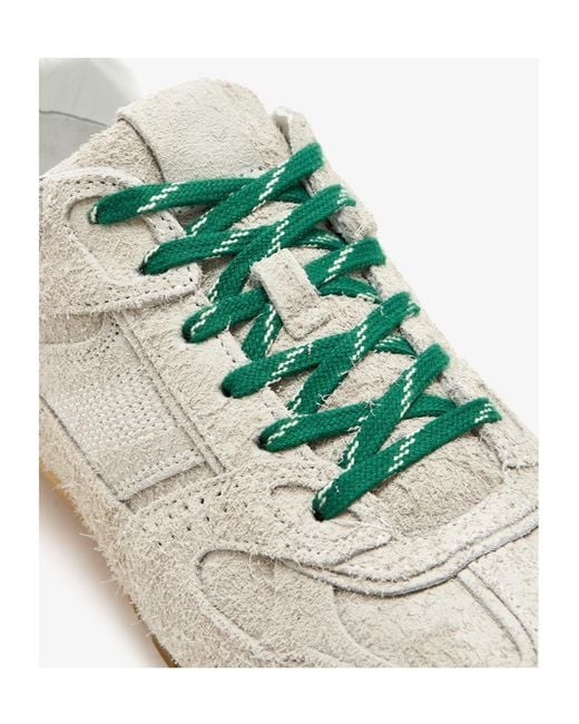 Alohas White Tb.56 Fuzzy Low-Top Sneakers