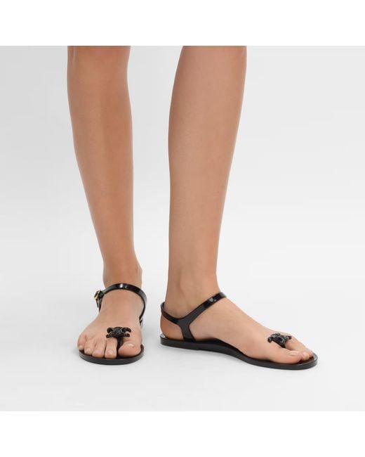 Céline White Jelly Bay Sandal
