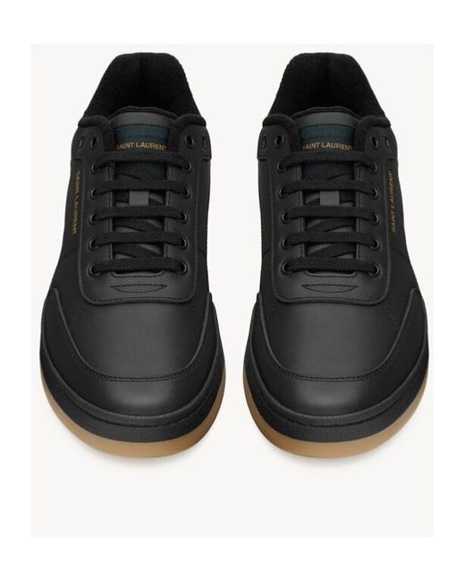 Saint Laurent Black Sl/61 Lace-Up Sneakers for men