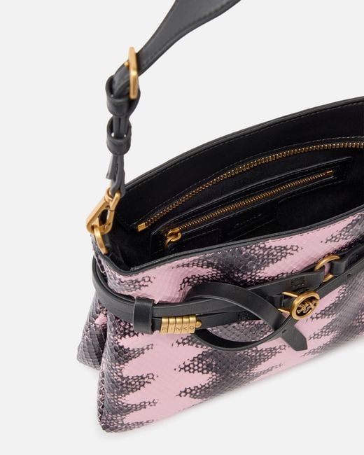 Pinko White Printed Single-Shoulder Bag