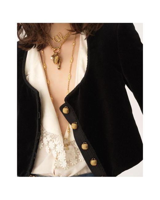 Chloé Black Short Spencer Jacket