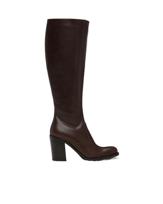 Chloé Brown Phoenix High-Heeled Boots