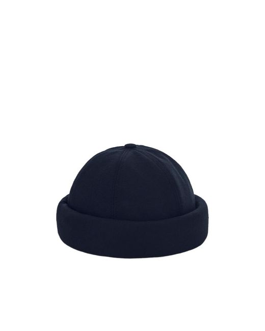 Giorgio Armani Blue Cuffed Docker Hat for men