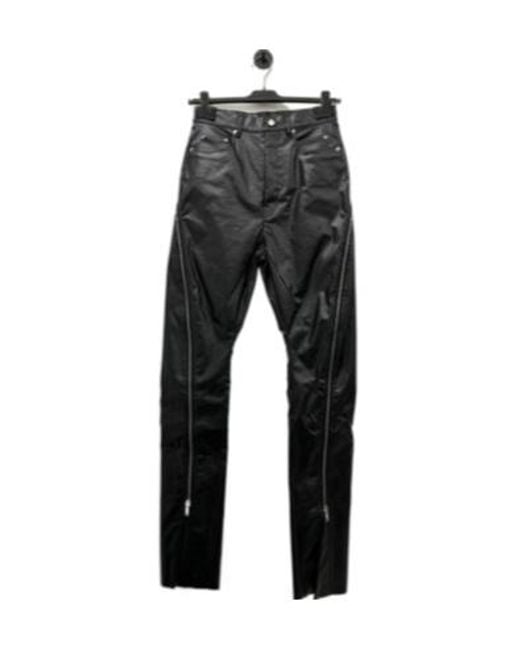Rick Owens Gray Bolan Banana Bootcut Jeans for men