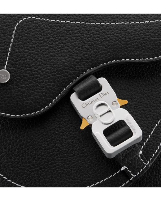 Dior Black Saddle Messenger Bag for men