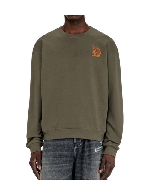 DIESEL Green Norm-Aa4 Sweatshirt for men