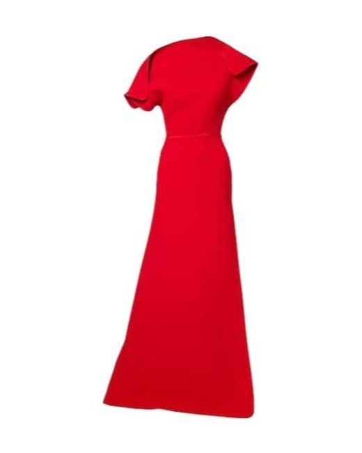 Maticevski Red Absolve Draped Gown