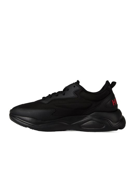 Boss Black Solid Color Sneakers for men