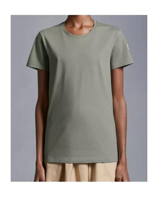 Moncler Gray Crewneck Short-Sleeved T-Shirt