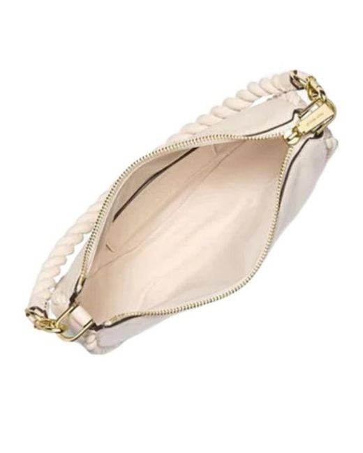 Michael Kors White Michael Kyla Small Convertible Shoulder Bag