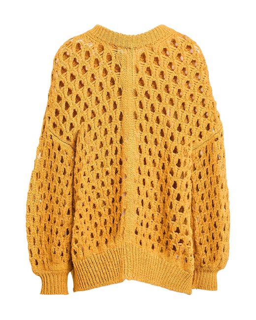 Isabel Marant Yellow Solid Color Knit Top