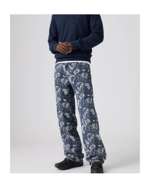 Levi's Blue 578 Baggy Jeans for men