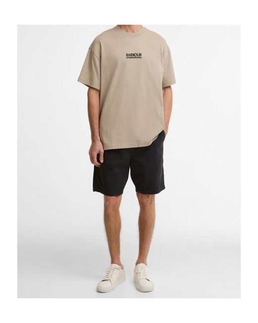 Barbour Natural Logo Short-Sleeved T-Shirt for men