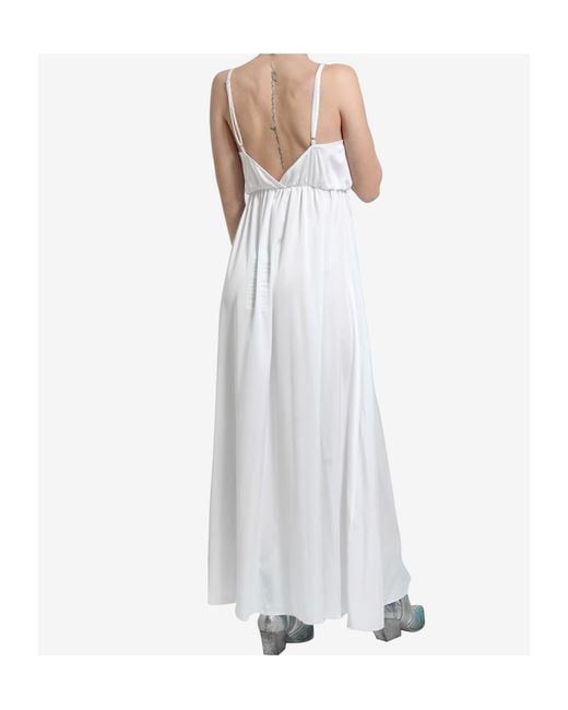 Aniye By White Spaghetti Strap Dress