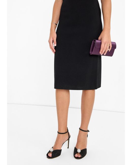 Jimmy Choo Black Sacora 85 High-Heeled Sandals