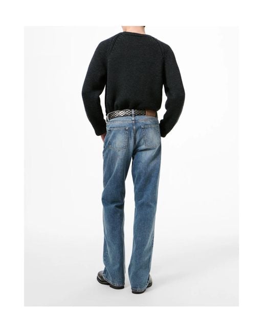 Our Legacy Blue Carlson Straight-Leg Jeans for men