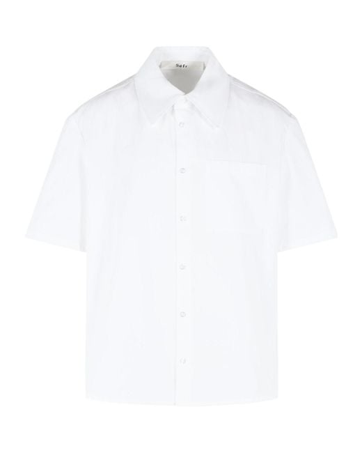 Séfr White Short-Sleeved Shirt for men