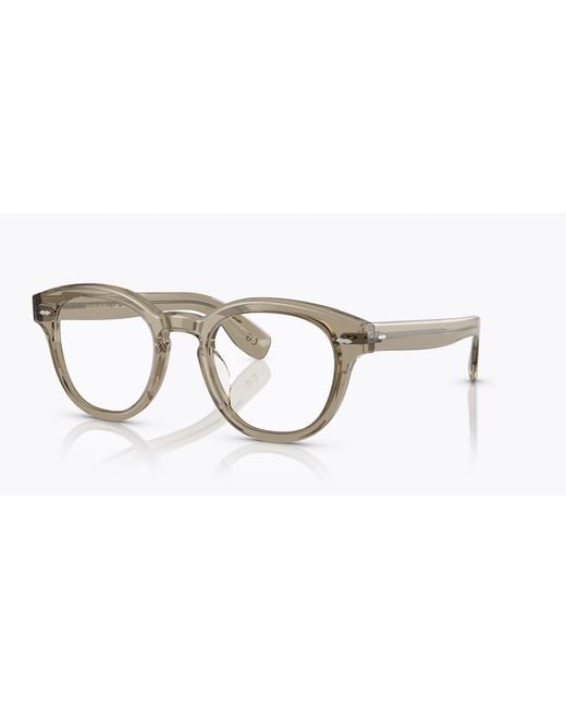 Oliver Peoples Metallic Oval Optical Glasses And Frames for men