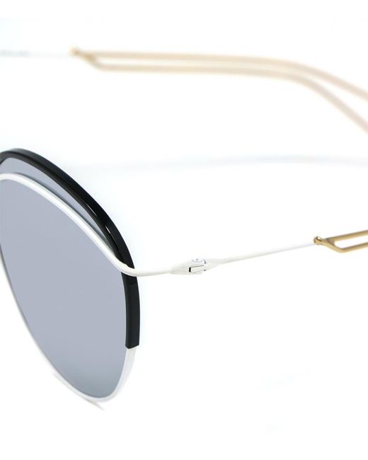 Dior Metallic Round Sunglasses