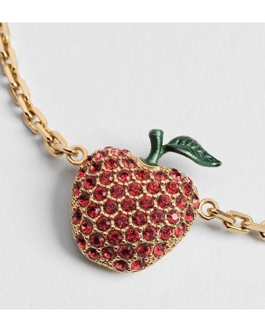 Dior Metallic Iviera Sparkling Fruit Necklace
