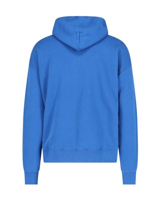 Off-White c/o Virgil Abloh Blue Skate Logo Hoodie for men