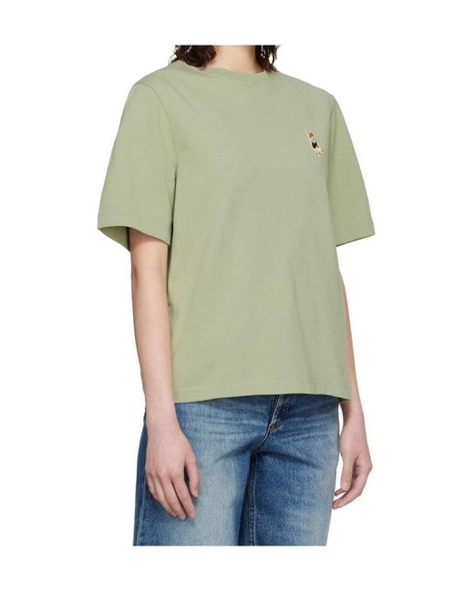 Maison Kitsuné Green Maison Kitsuné Dressed Fox Comfort T-Shirt