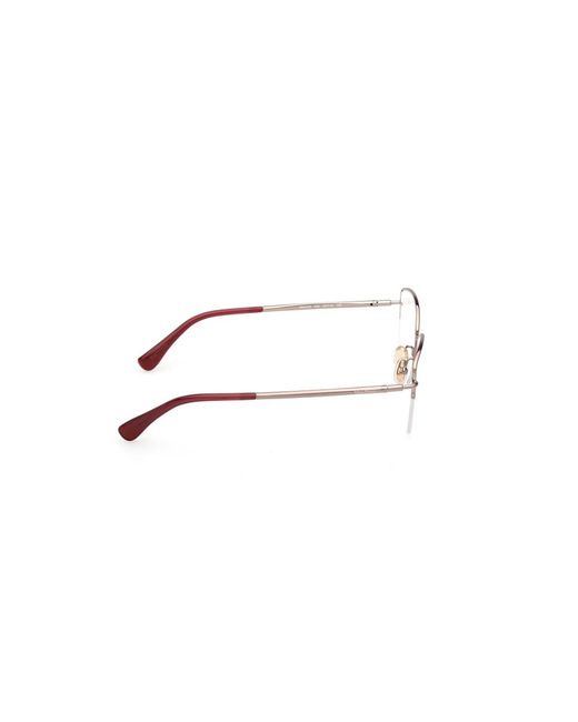 Max Mara Natural Half-Rimmed Plano Lenses