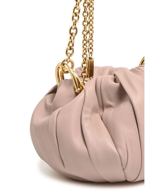 Chloé Natural Chloé Plissé Clutch Bag