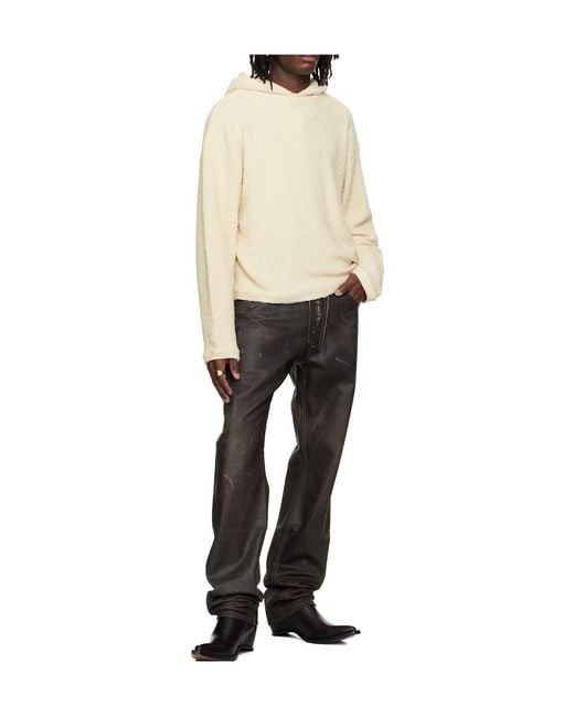 424 Natural Drop-Shoulder Hoodie for men