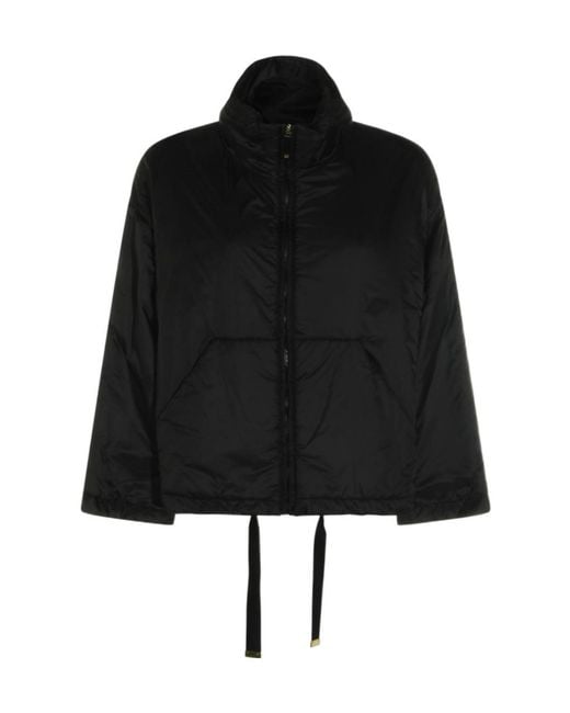 Max Mara Black The Cube Drawstring Puffer Jacket