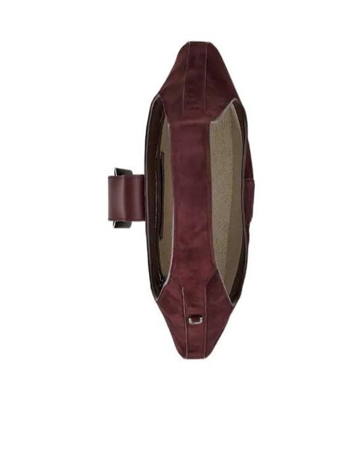 Roger Vivier Purple Belle Vivier Small Hobo Bag